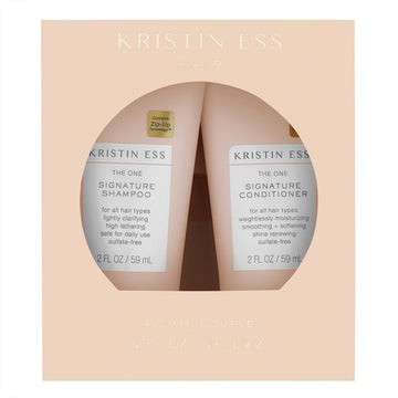 Kristin Ess One Signature Shampoo, botella: limpieza diaria suave y brillo natural para todo tipo de cabello.