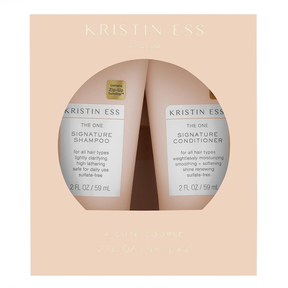 Kristin Ess One Signature Shampoo, botella: limpieza diaria suave y brillo natural para todo tipo de cabello.