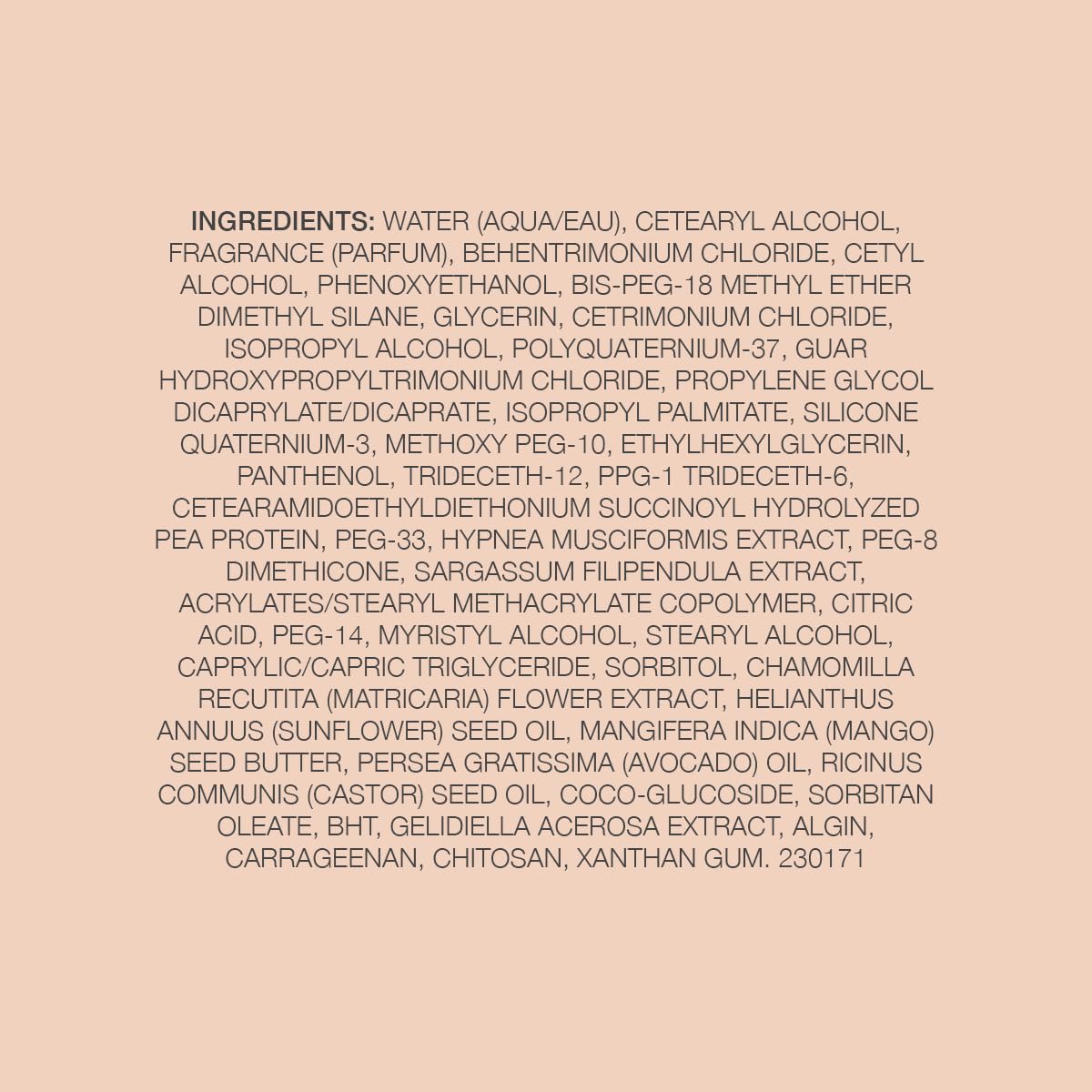 Kristin Ess sulfate-free vegan label indicating gentle, ethical cleansing