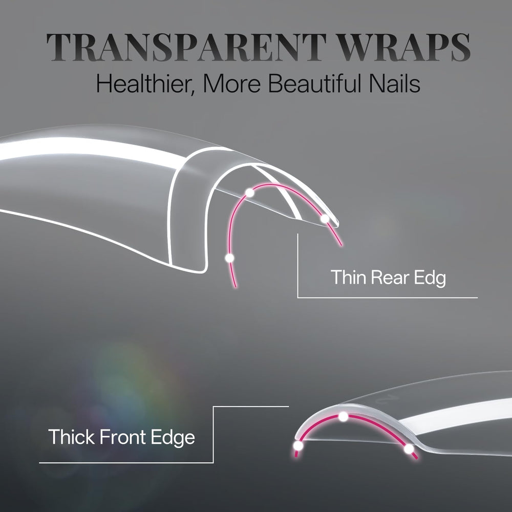 Krofaue caja de almacenamiento para puntas de uñas, ordena y protege las piezas.