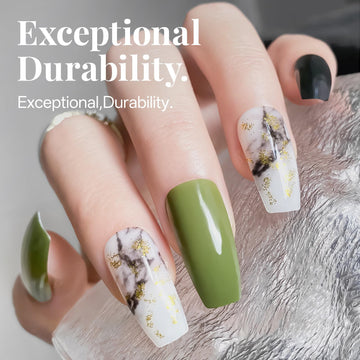 Krofaue puntas de uñas con forma ataúd para estilo personalizado.
