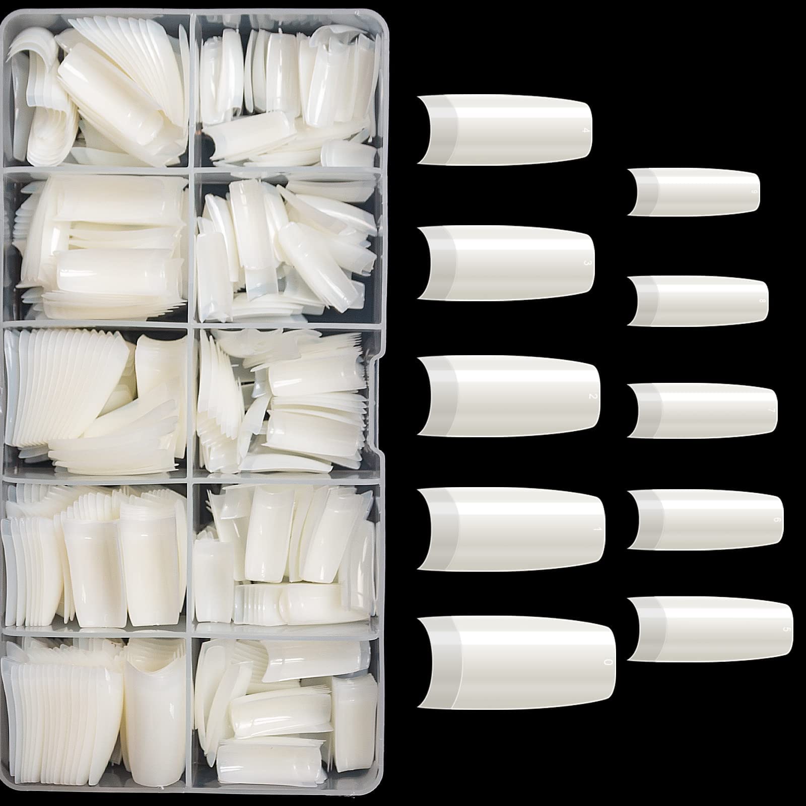 krofaue tips acrílicos flexibles para DIY, facilidad de modelado