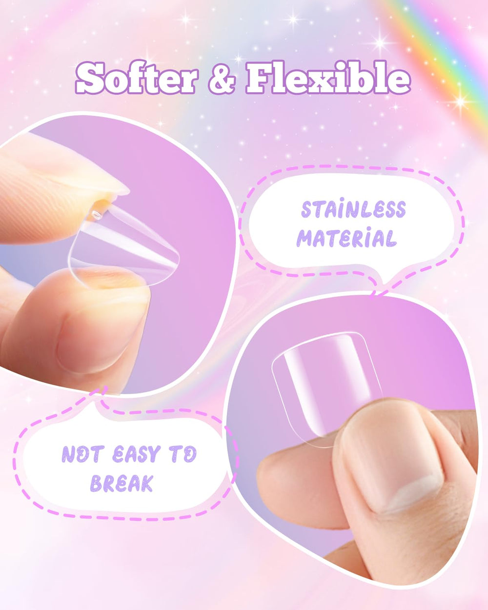 Krofaue uñas para fiestas: ideas divertidas para niñas.