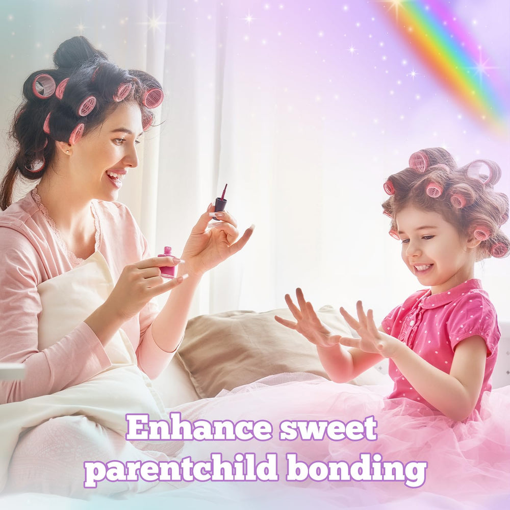 Krofaue Uñas transparentes para diseños personalizados en niñas.