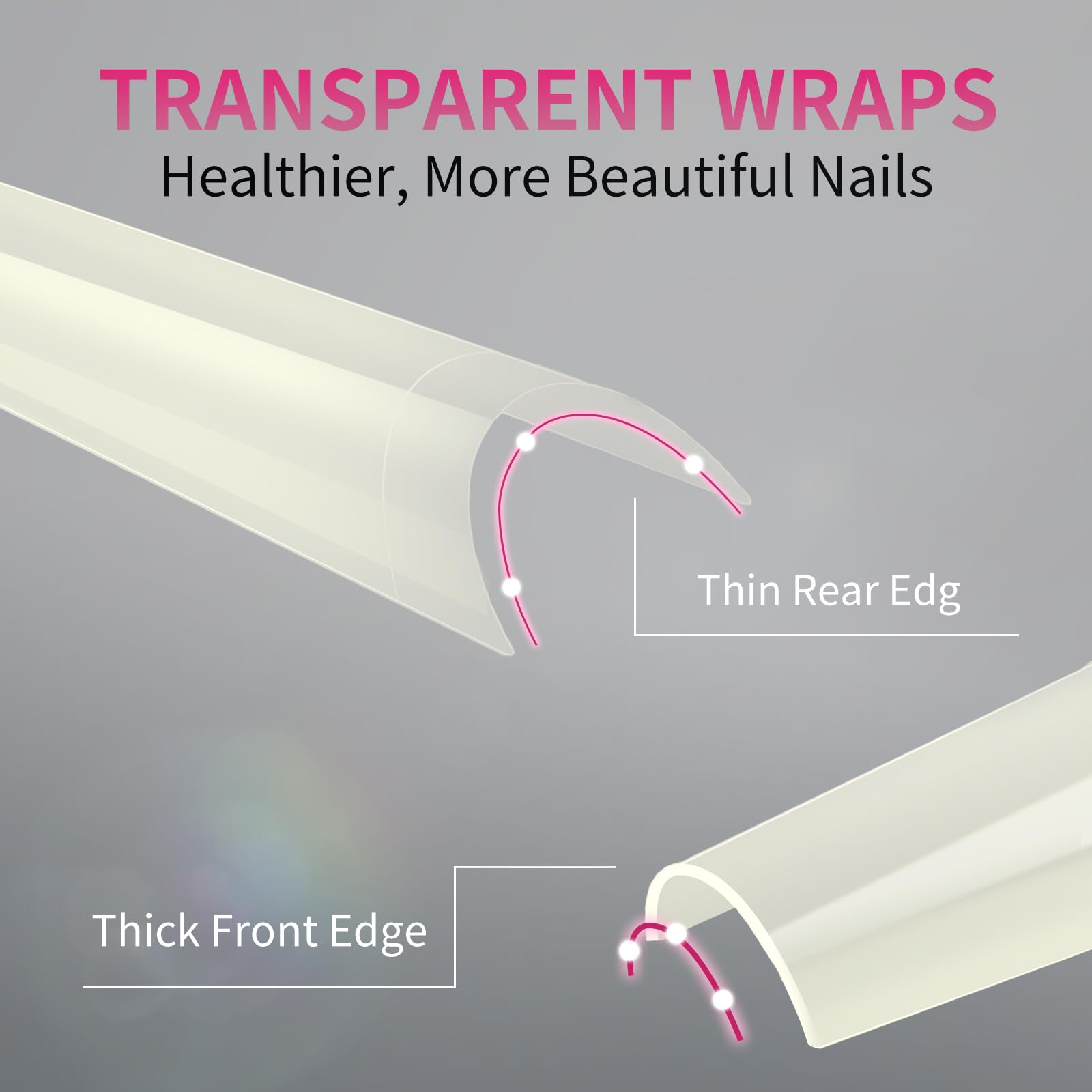 Krofaue variedad de tallas para adaptar las uñas a cada dedo con facilidad