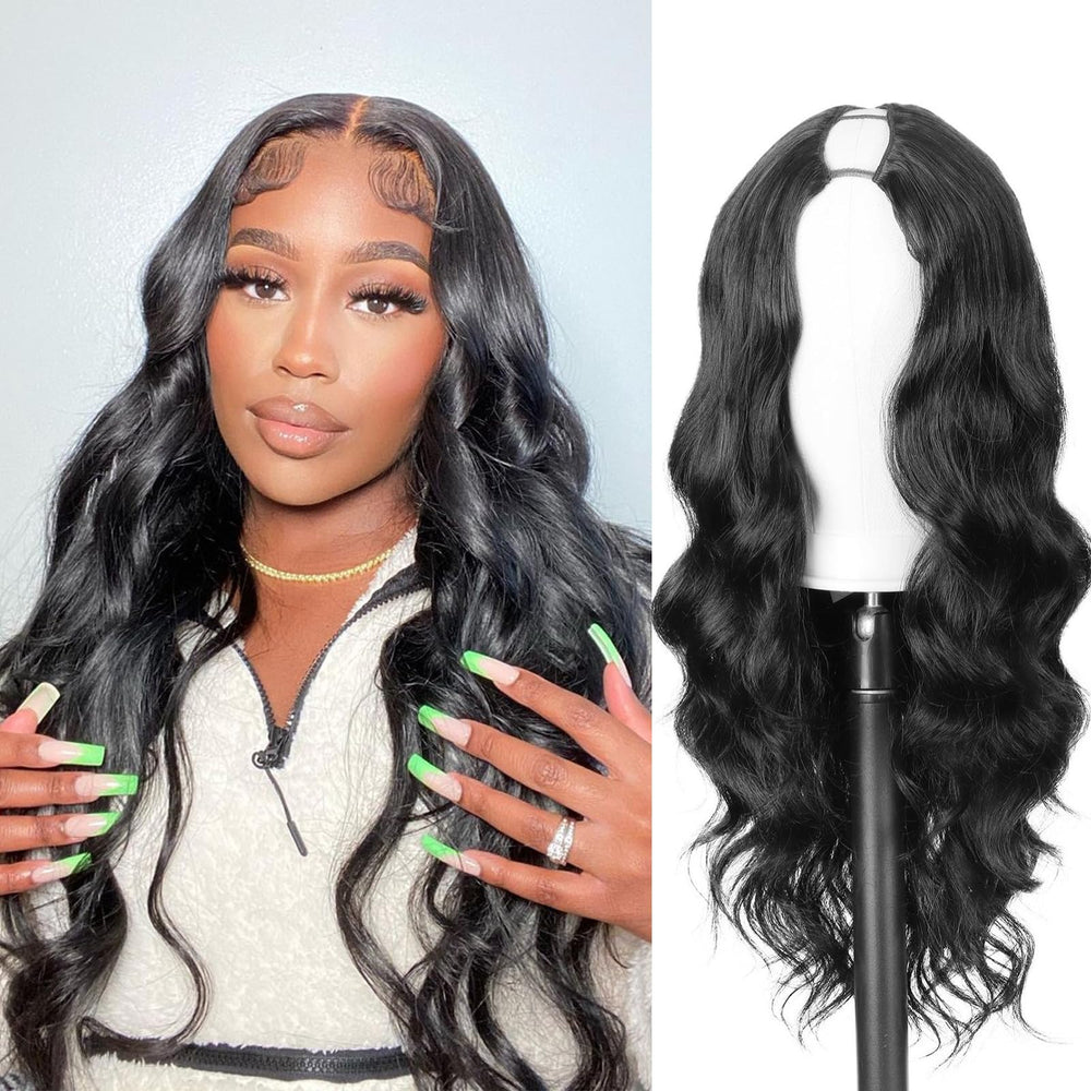 KRSI V-Part Wig lateral 24 pulgadas con textura suave