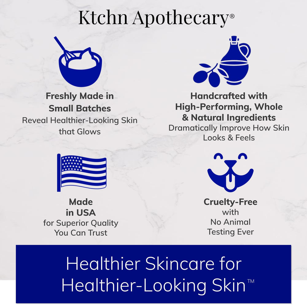 Ktchn Apothecary Aplicación suave que desliza sin sensación pegajosa