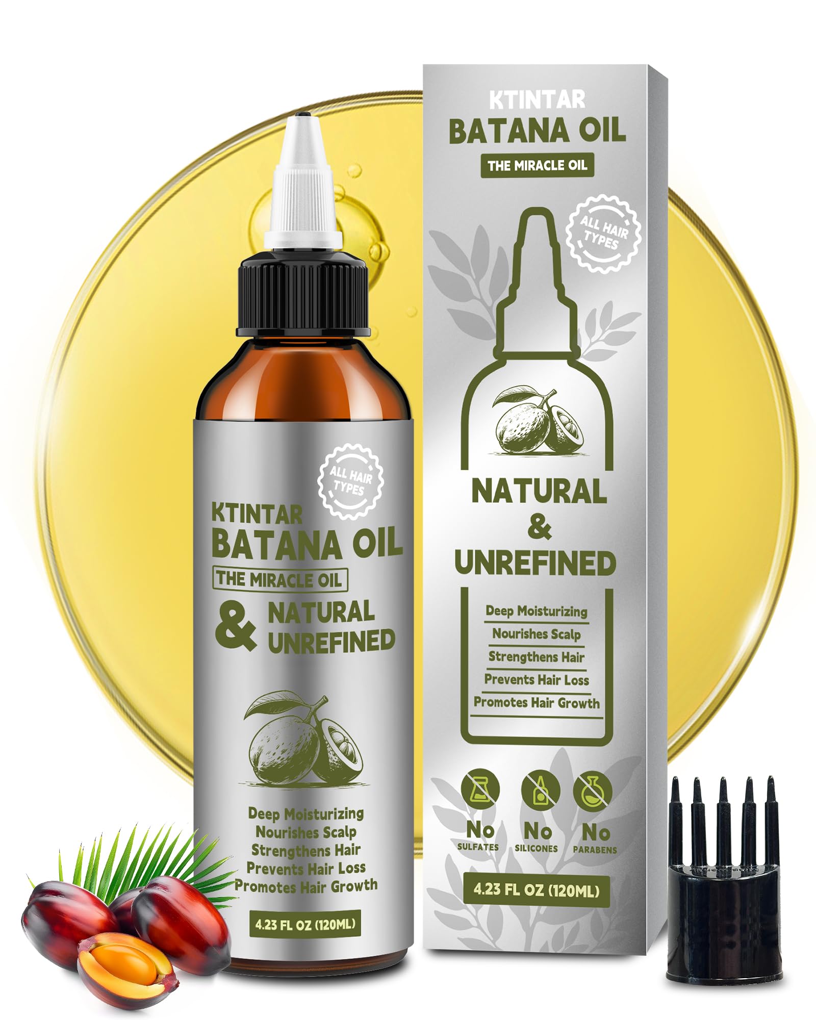 Ktintar Batana cabello en crecimiento para mayor densidad y vitalidad