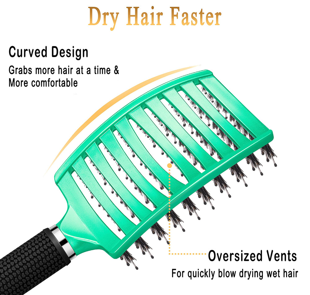 KTKUDY cepillo desenredante aporta brillo natural al cabello