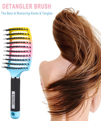 KTKUDY cepillo para uso humedo y seco cuida cualquier tipo cabello