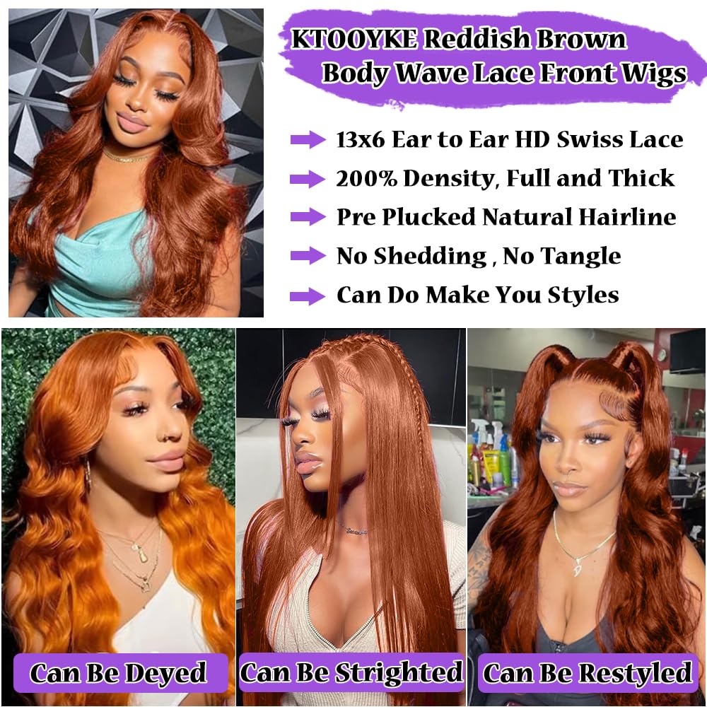 KTOOYKE Lace Front transparente 13x6: encaje suave para aspecto natural