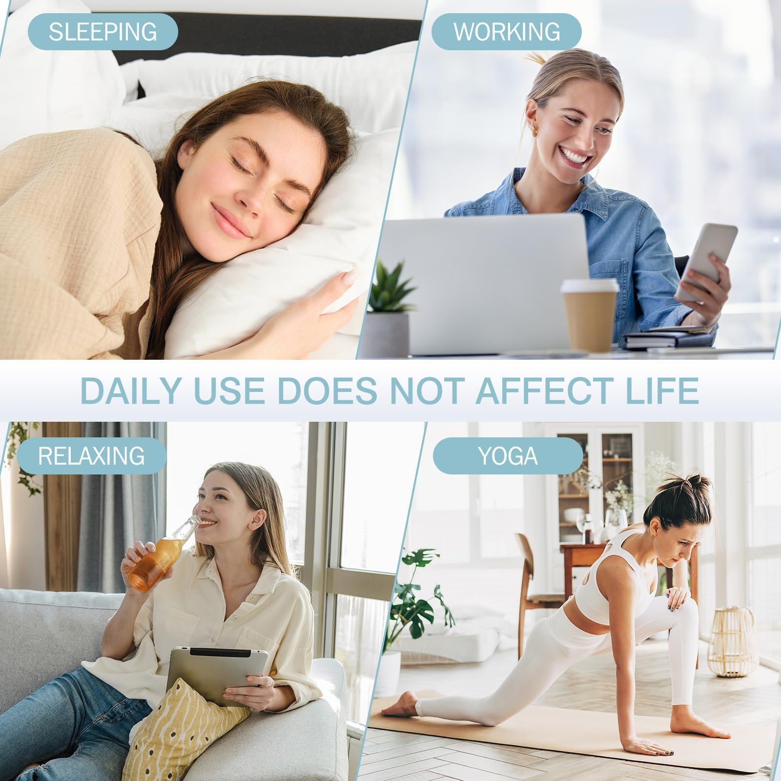 KTSAY separadores de dedos, ajuste ergonómico, diseño cómodo para todo el día.