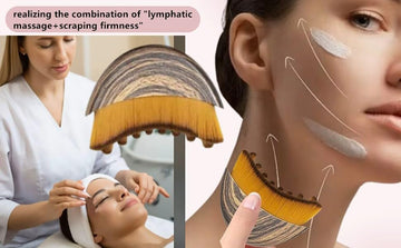 KUHEE cepillo linfático facial, contorno definido y piel más fresca.