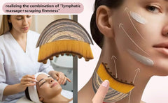 KUHEE cepillo linfático facial, contorno definido y piel más fresca.