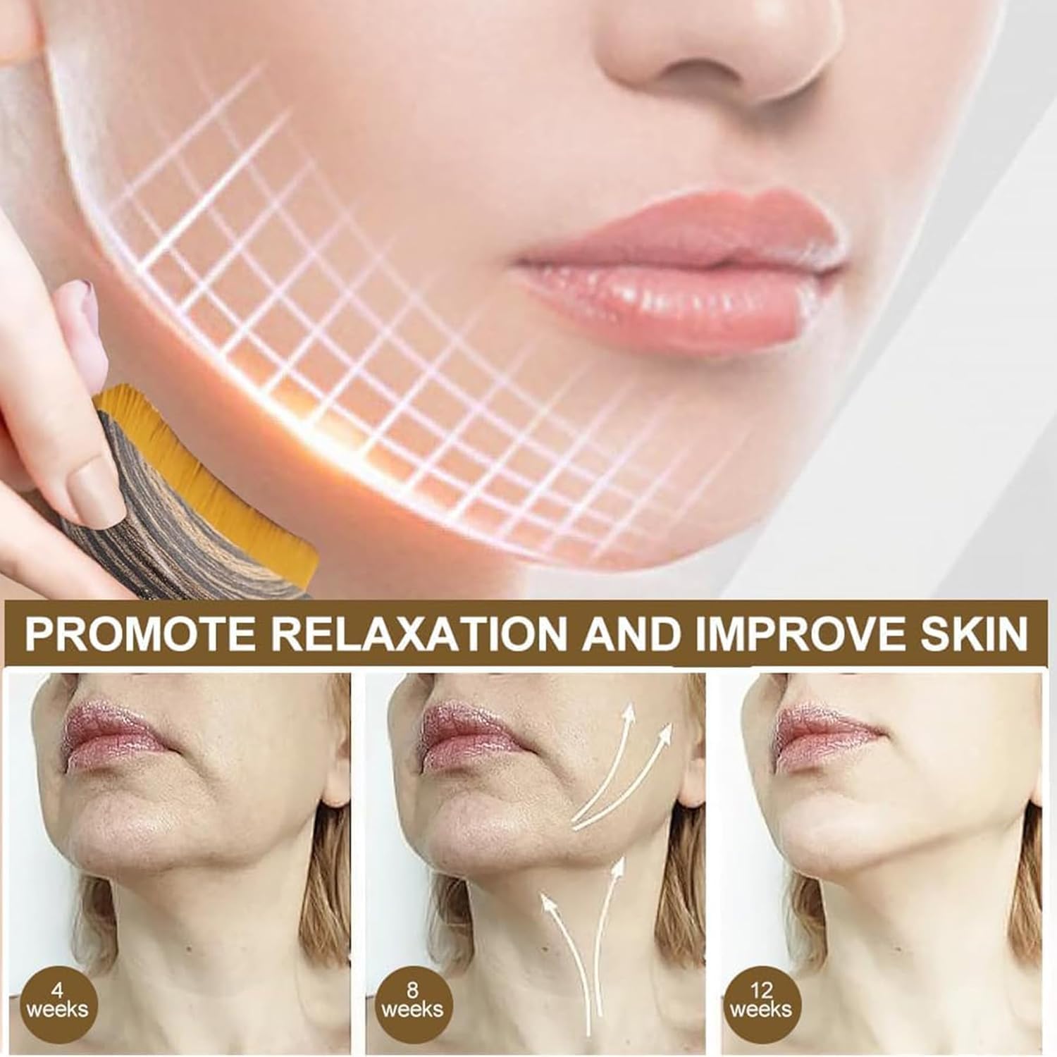 KUHEE cepillo linfático facial, cuidado minimalista para rutina simple.