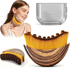 KUHEE cepillo linfático facial, vista frontal, favorece drenaje y contorno facial.
