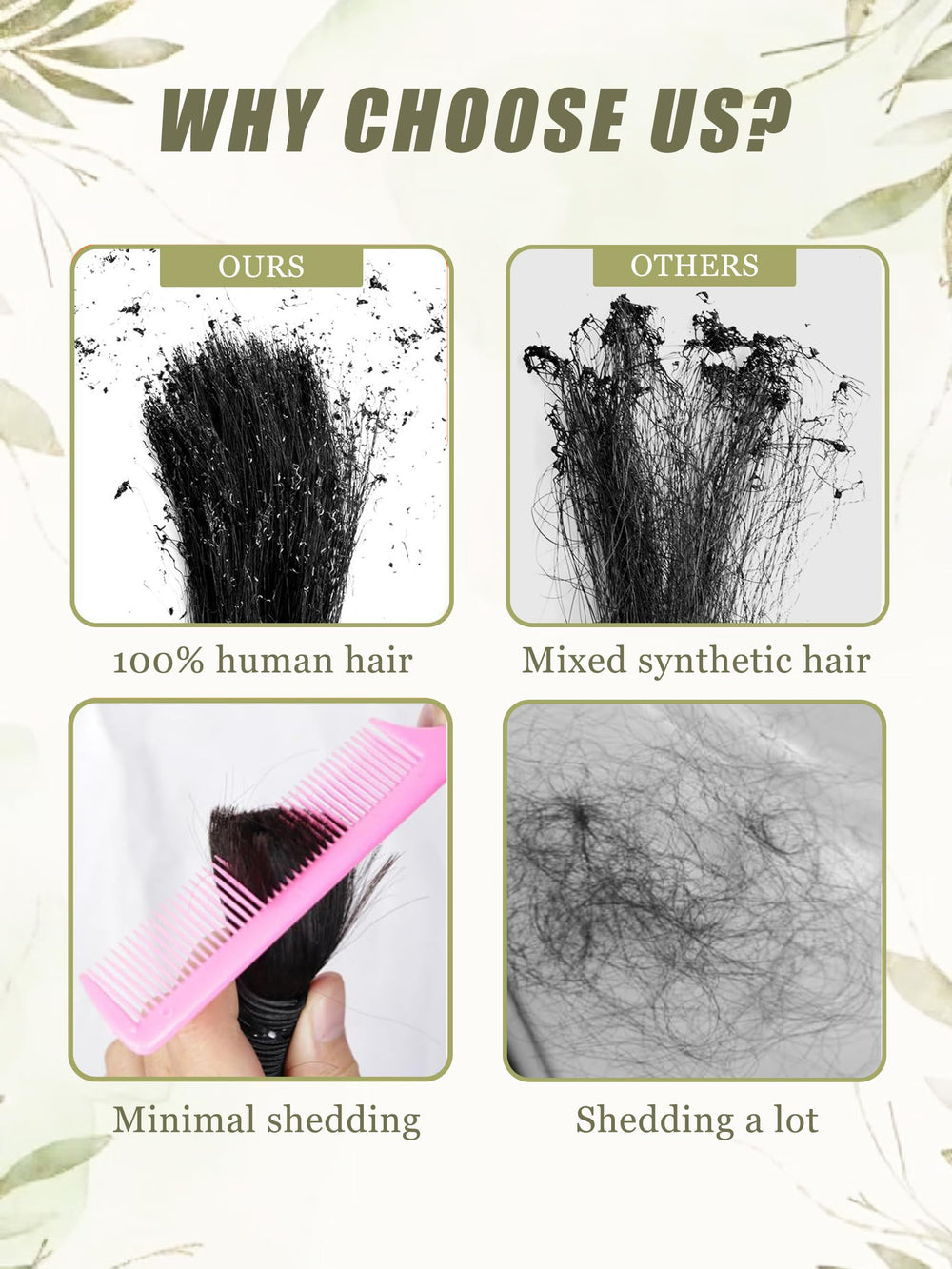 KULYMUWIG cabello para trenzas, decolorar y teñir para personalizar.