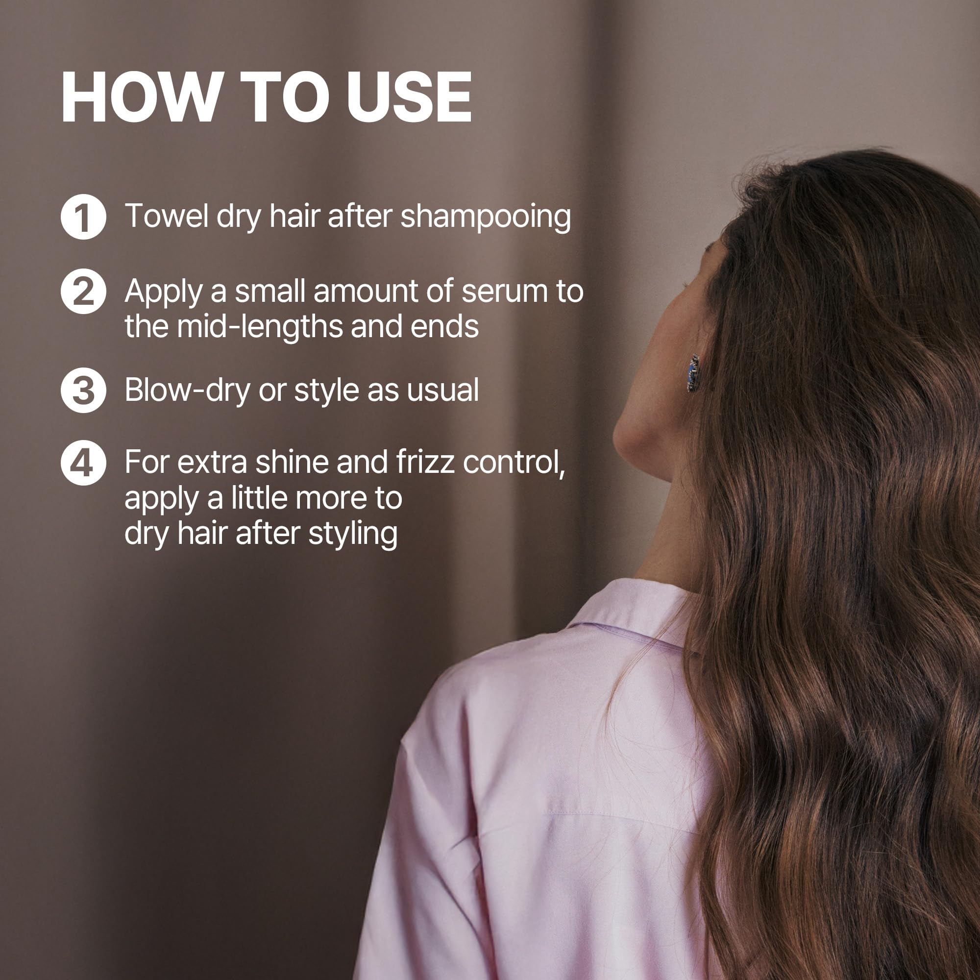 Ingredientes naturales que cuidan el cabello con suavidad.