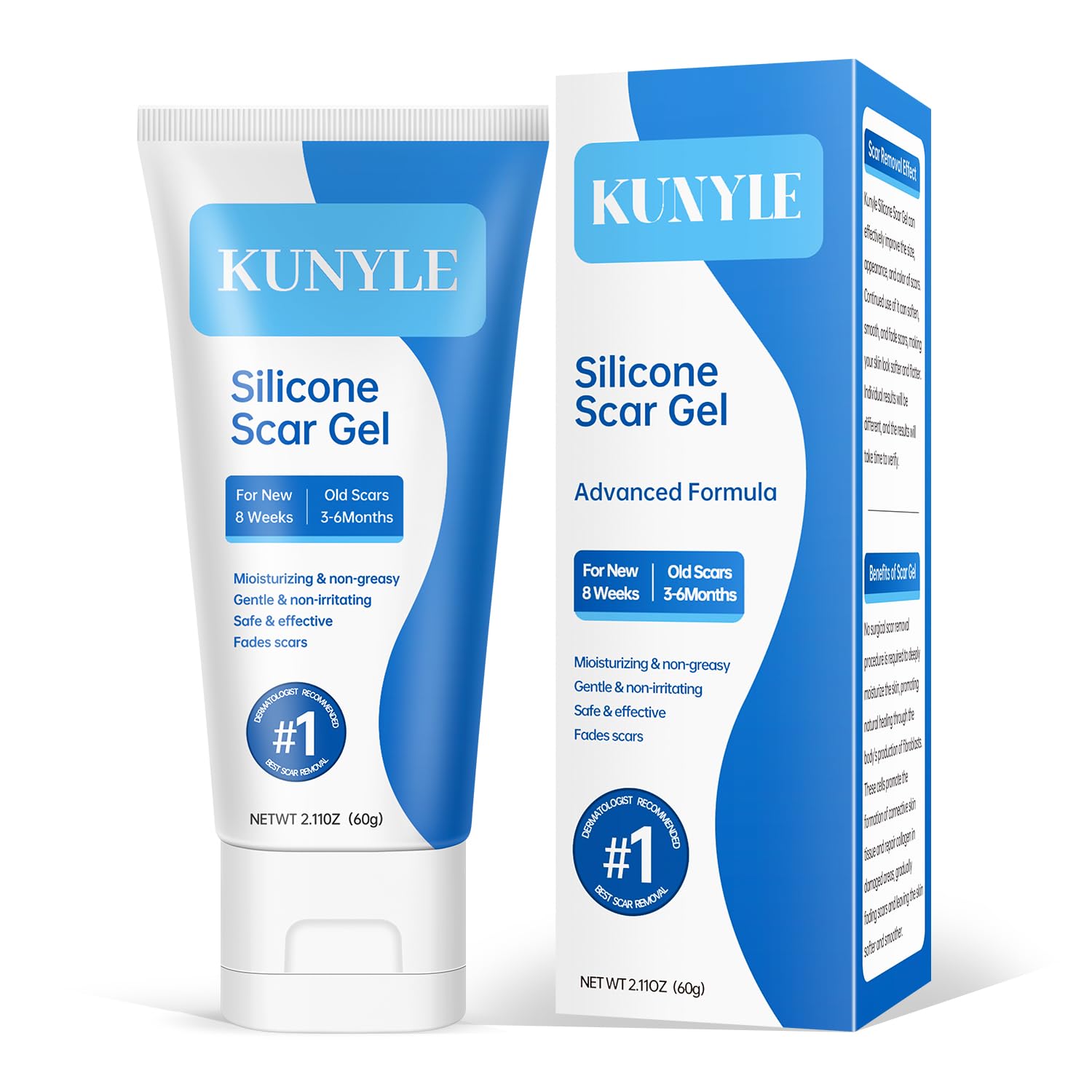 Kunyle Gel de Silicona: aplicación diaria para resultados sostenidos.