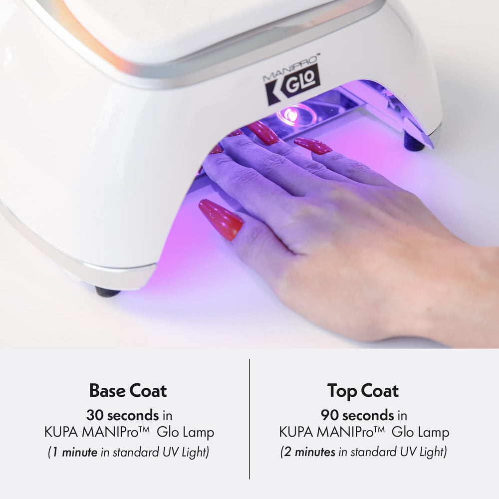KUPA GelFinity: curado con luz UV/LED en minutos.