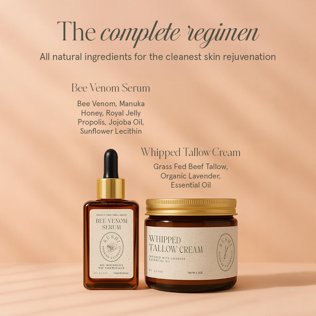 KUSHI Sérum Venin d'Abeille, ingrédients éthiques et cruelty-free