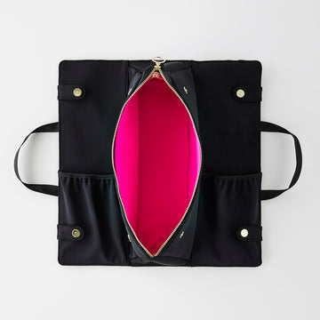 KUSSHI bolsa herramientas cabello: neopreno premium con tacto suave y duradero.