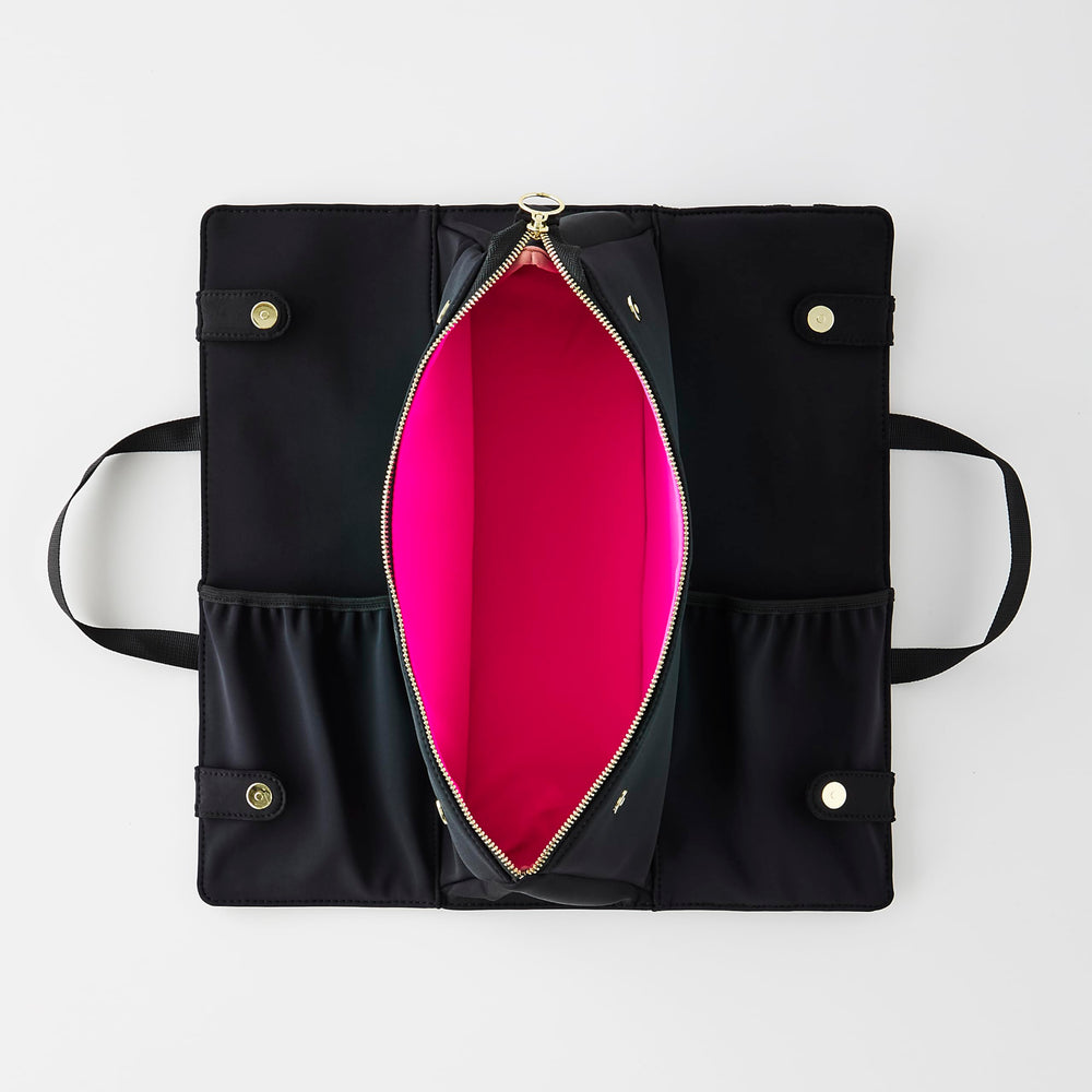 KUSSHI bolsa herramientas cabello: neopreno premium con tacto suave y duradero.