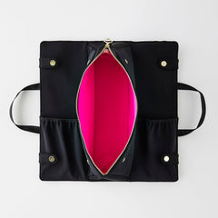 KUSSHI bolsa herramientas cabello: neopreno premium con tacto suave y duradero.