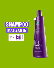 Kuul Matizante Shampoo, lavado diario, realza tonos cenizos y aporta brillo.
