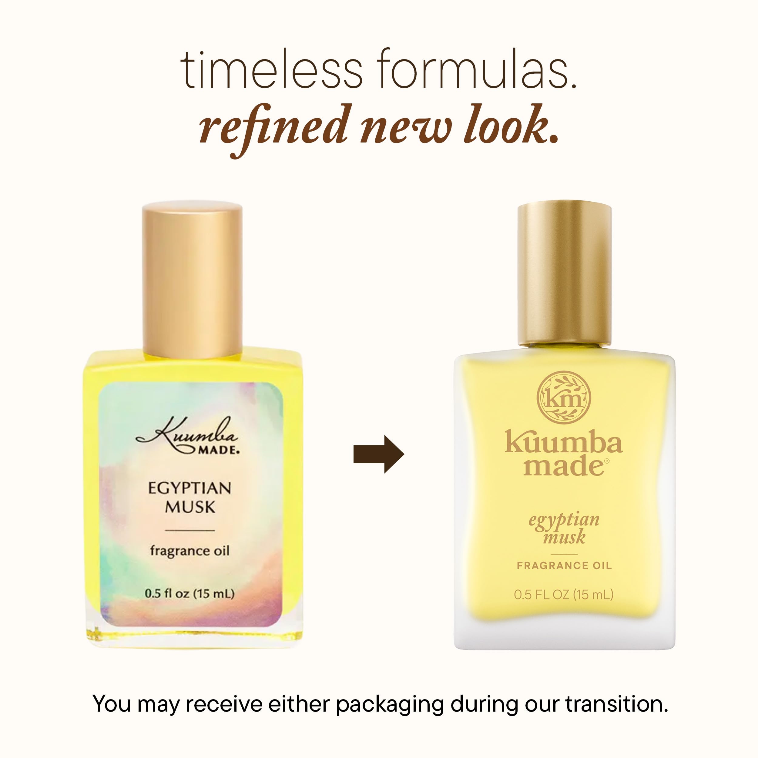 Kuumba Made Rodillo perfumero mus egipcio con aplicador, aplicación precisa.