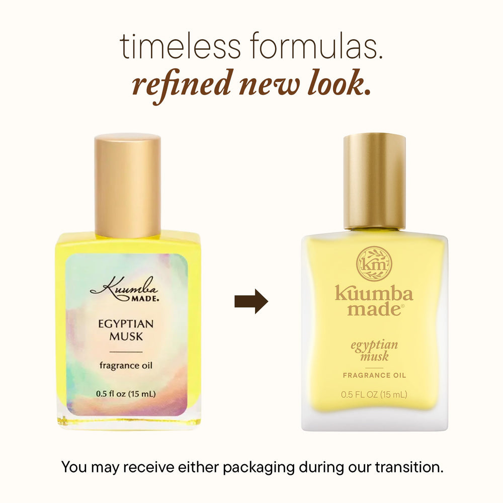 Kuumba Made Rodillo perfumero mus egipcio con aplicador, aplicación precisa.