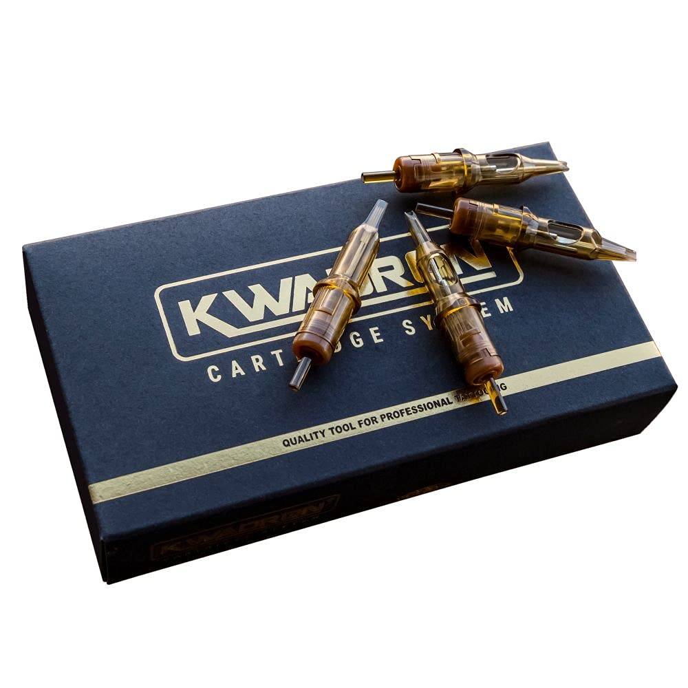 Kwadron, cartucho con liner apretado y cono largo para trazos precisos.