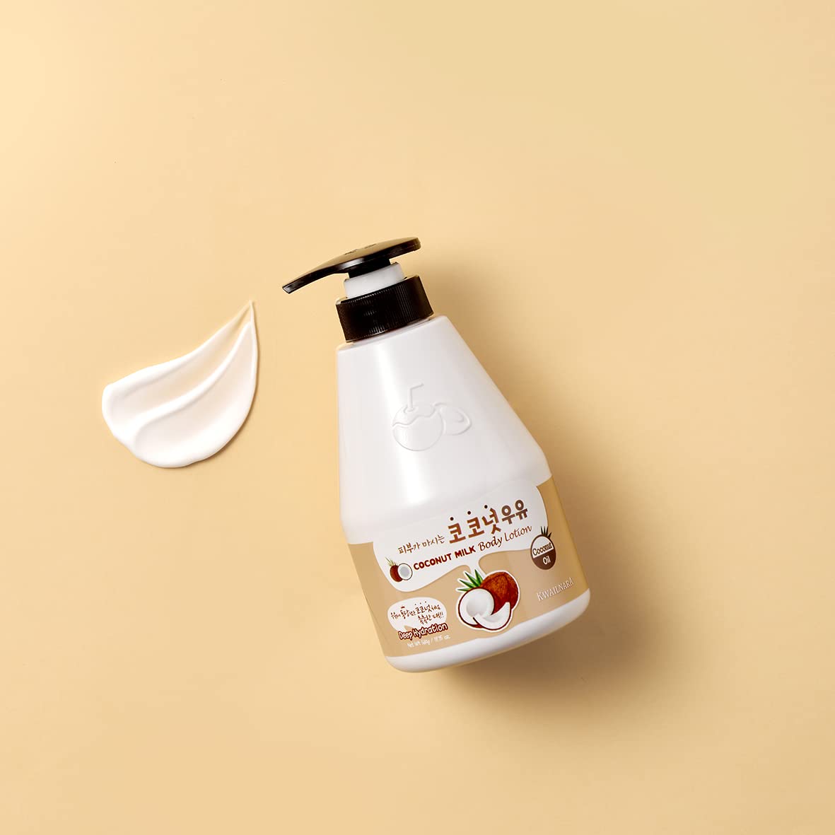 Kwailnara Loción corporal Leche Coco: nutrición de la piel y elasticidad.
