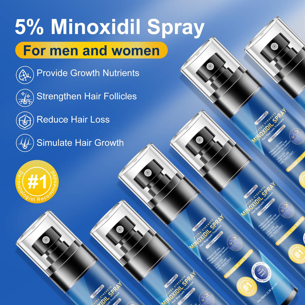 Kweqdsd minoxidil con biotina, ingrediente clave para el cabello.