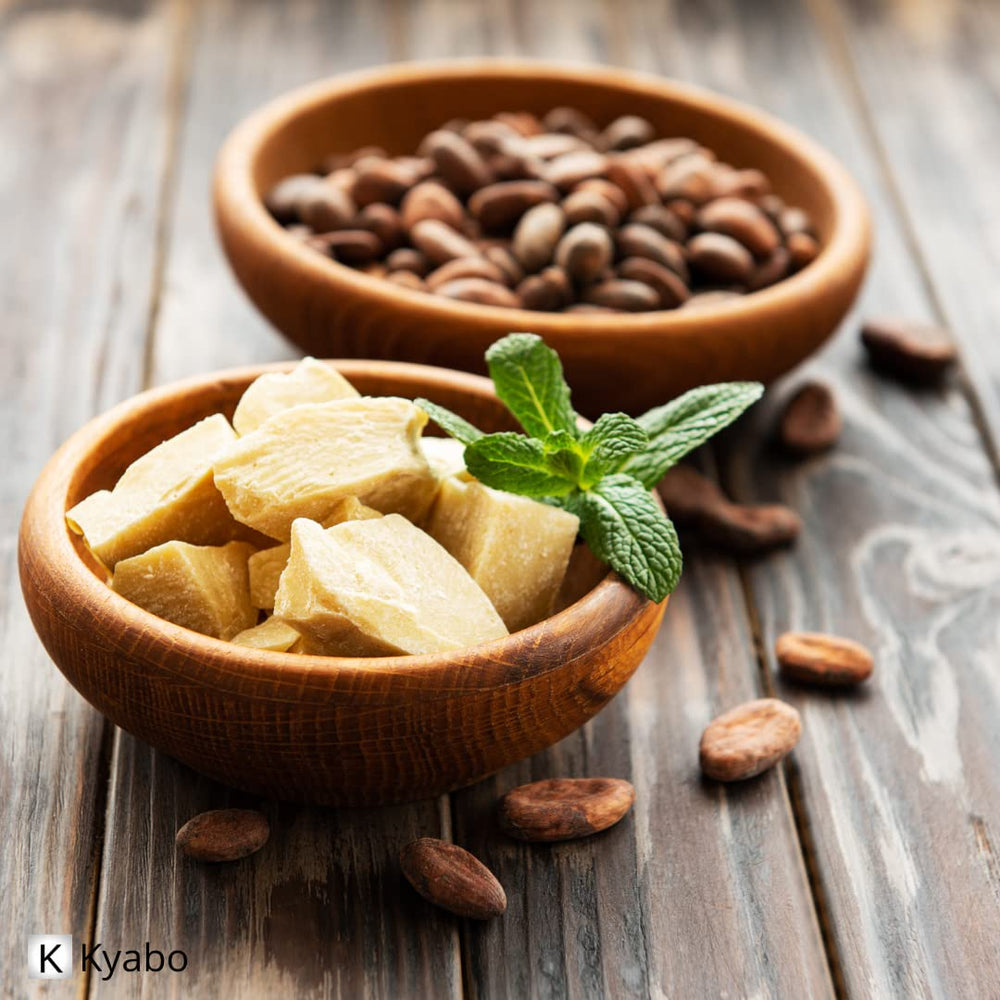Cosmética DIY con Kyabo manteca cacao, para cremas y jabones suaves.