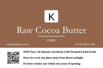Textura cremosa Kyabo manteca cacao, ideal para lociones y bálsamos caseros.