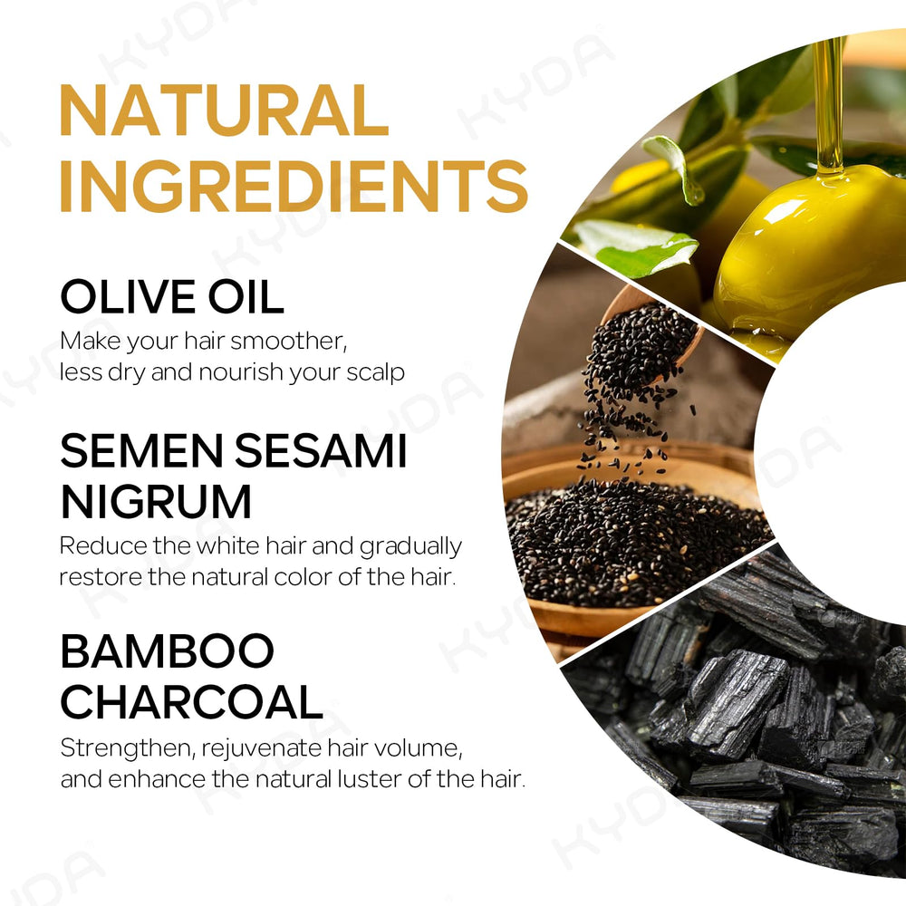KYDA barra champú limpieza profunda con ingredientes naturales