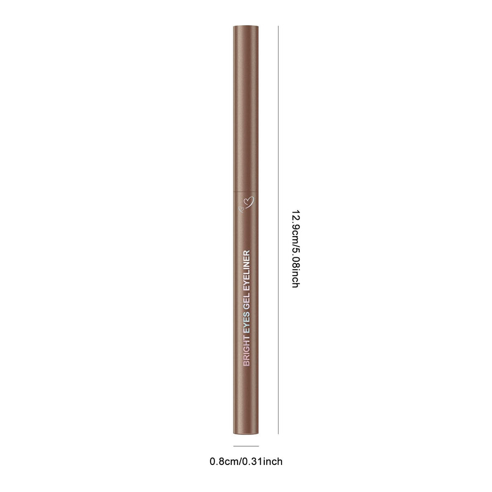 KYDA delineador gel marron claro empaque compacto y facil de transportar