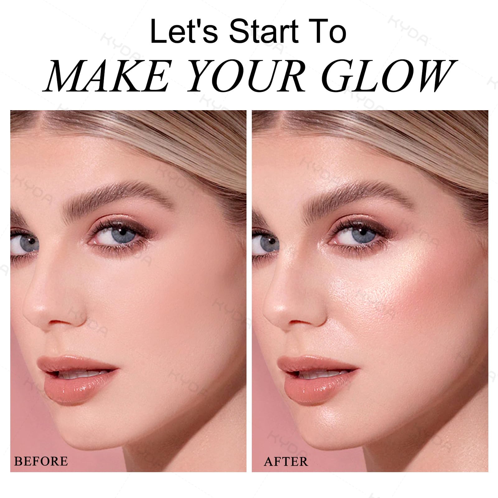 KYDA estilo diario iluminación natural para resaltar rasgos faciales