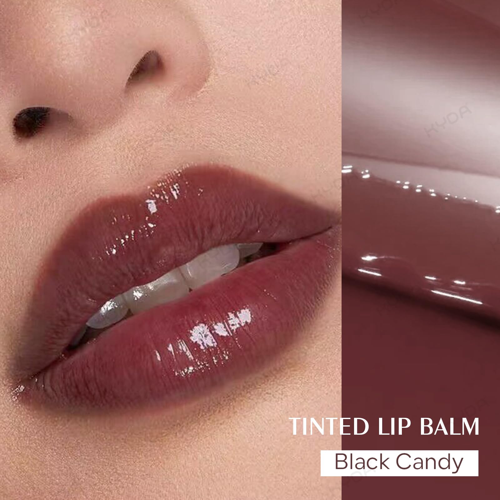 KYDA labial miel brillo natural ideal para un look fresco