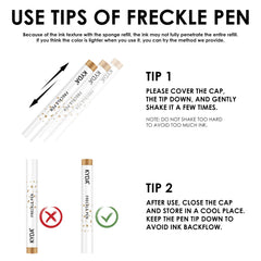 KYDA pen pecas: aplicación de puntos naturales para maquillaje sutil.