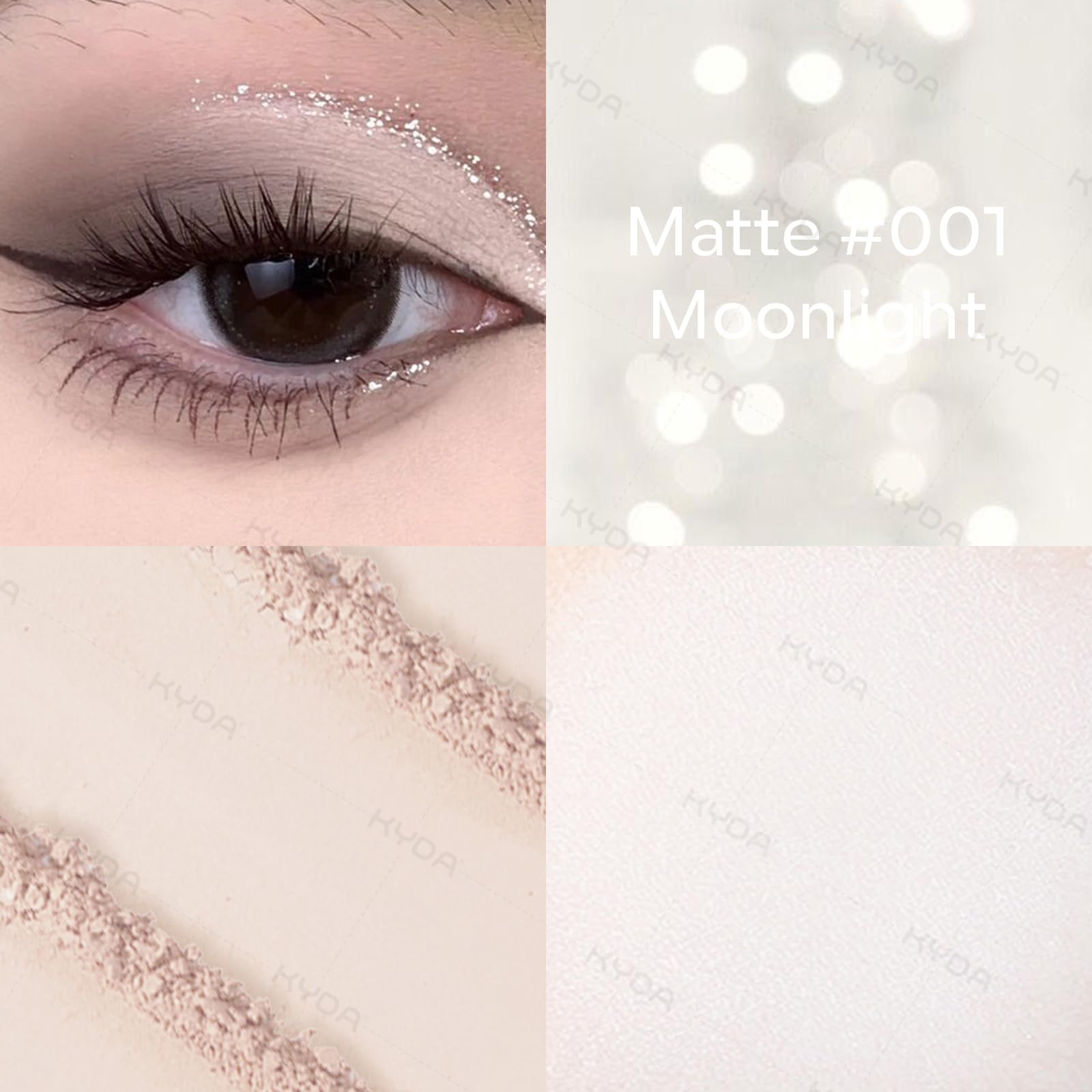 KYDA sombra Beige Luna textura sedosa para acabado suave