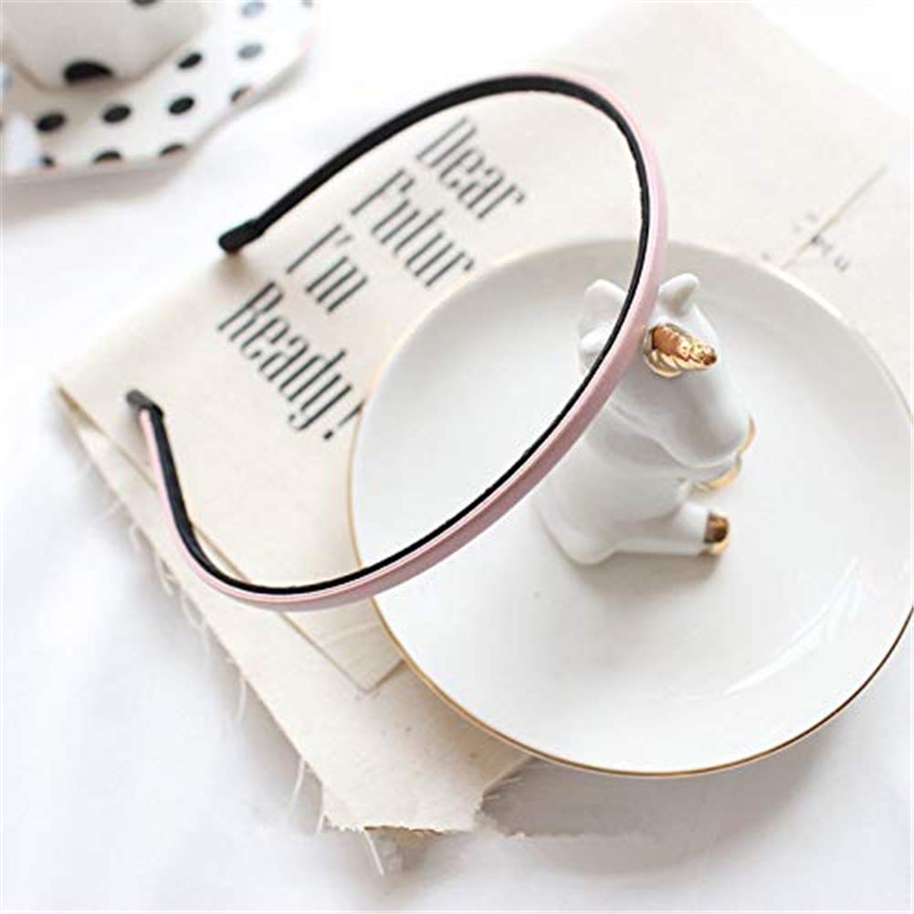 Diadema de cuero con brillo de Kydely para estilos elegantes.