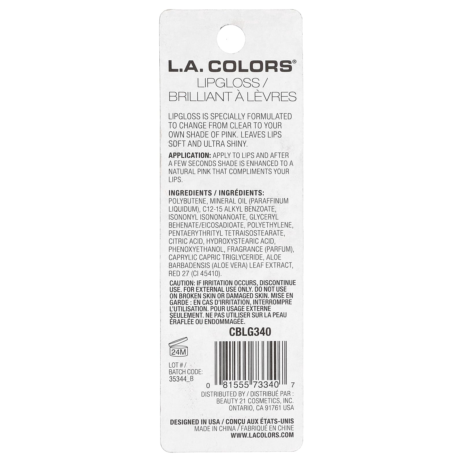 Uso versátil: solo o sobre tinte para más glamour con L.A. COLORS.