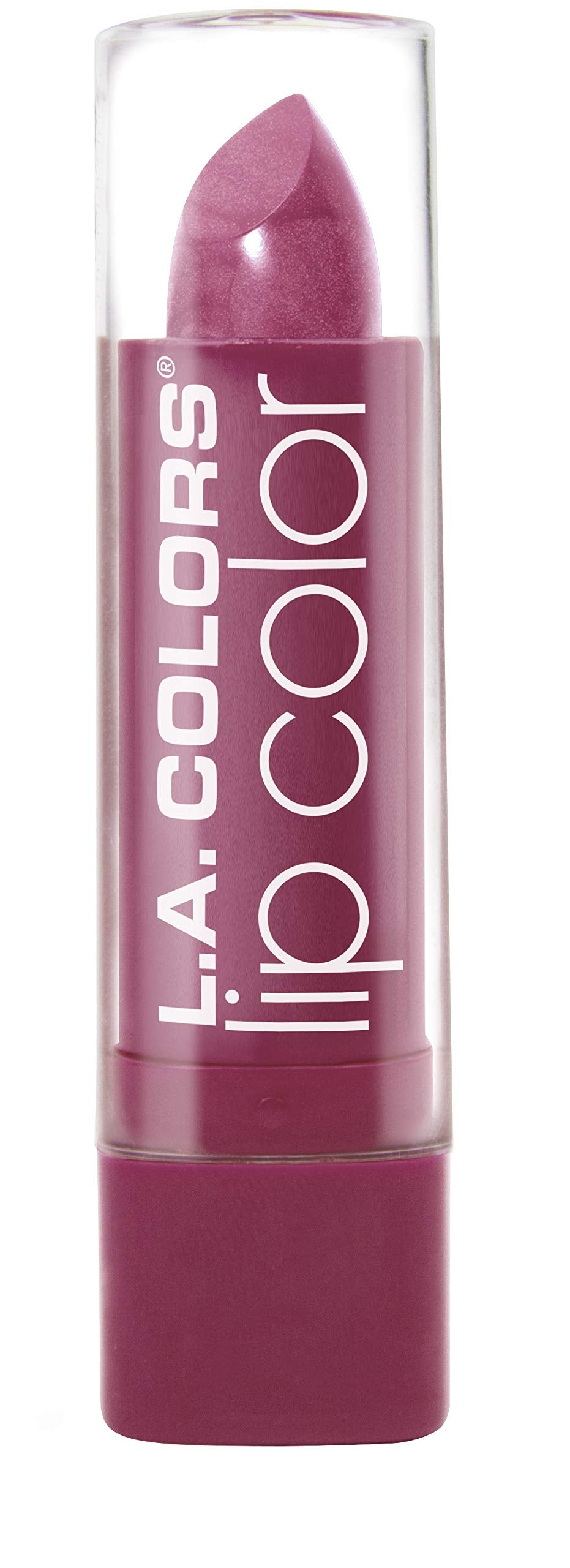 Labial L A COLORS color de labios rosa empolvado, aplicación suave para uso diario.