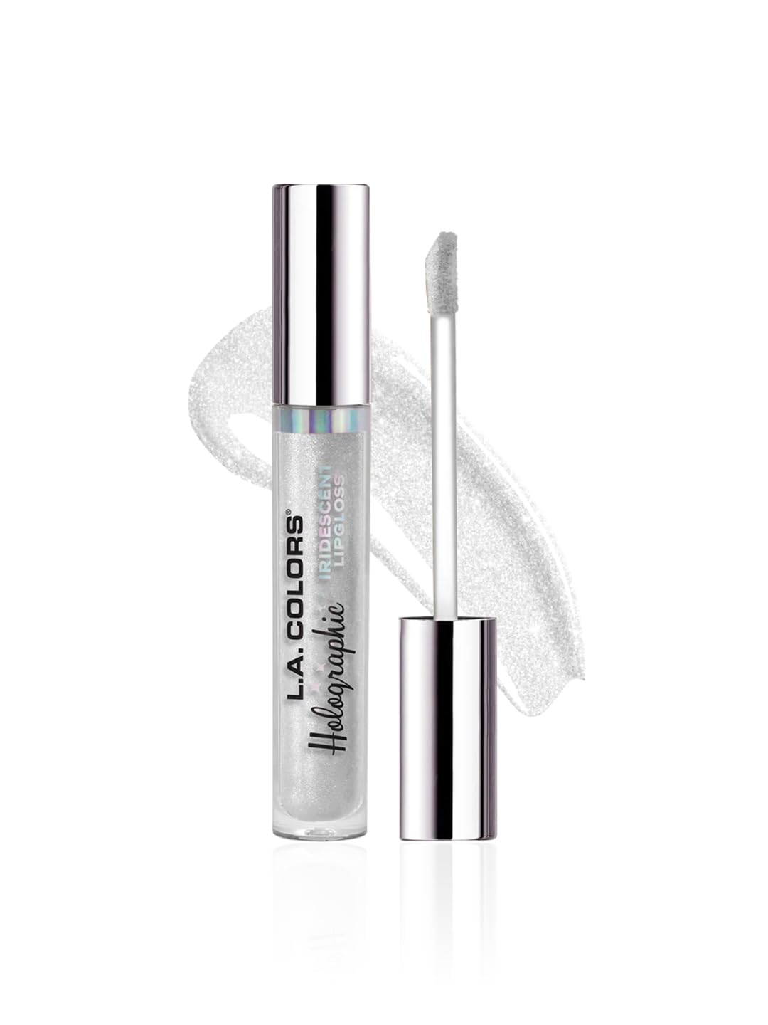 L.A. COLORS Diamond Lite brillo para labios holográfico para brillo iridiscente