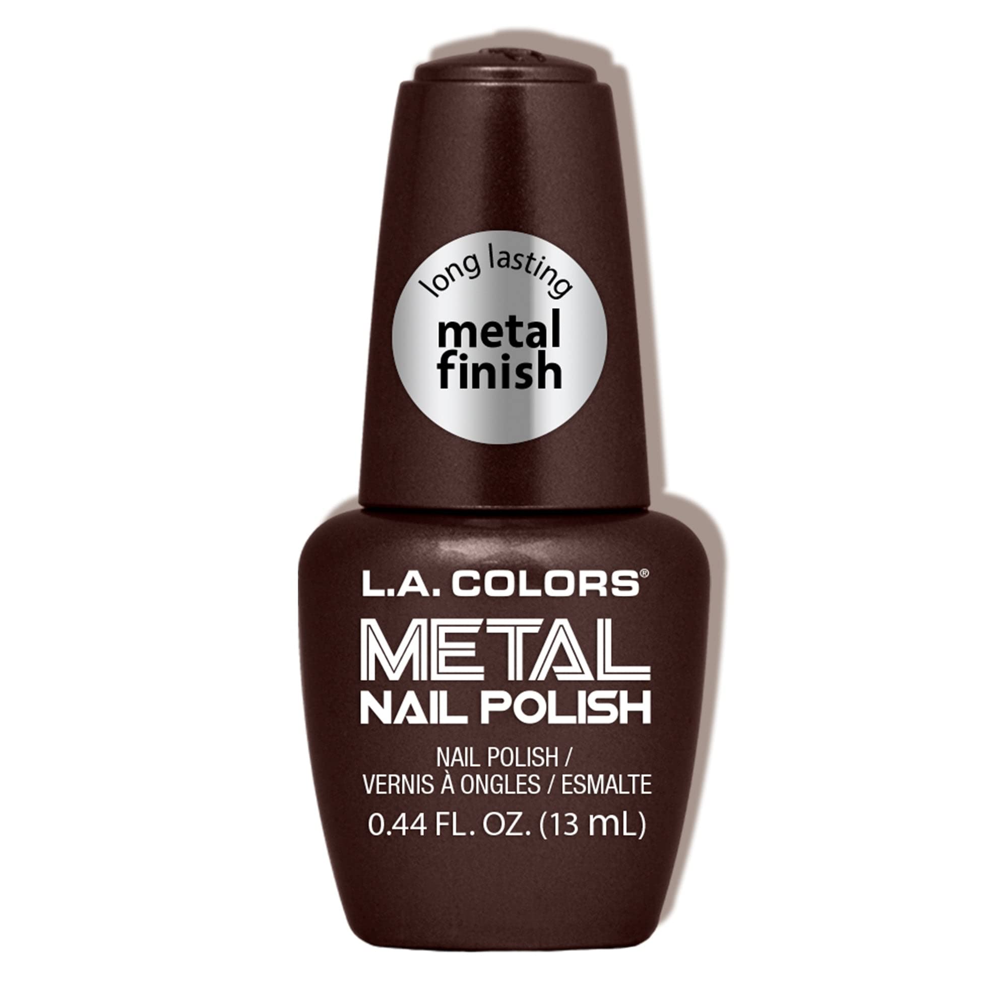 L.A. COLORS Molten, esmalte metalizado, para un acabado duradero y llamativo.