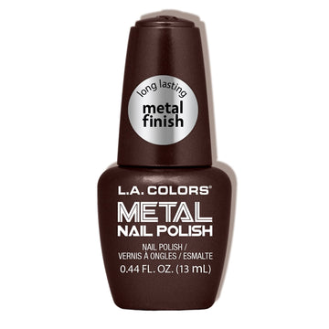 L.A. COLORS Molten, esmalte metalizado, para un acabado duradero y llamativo.