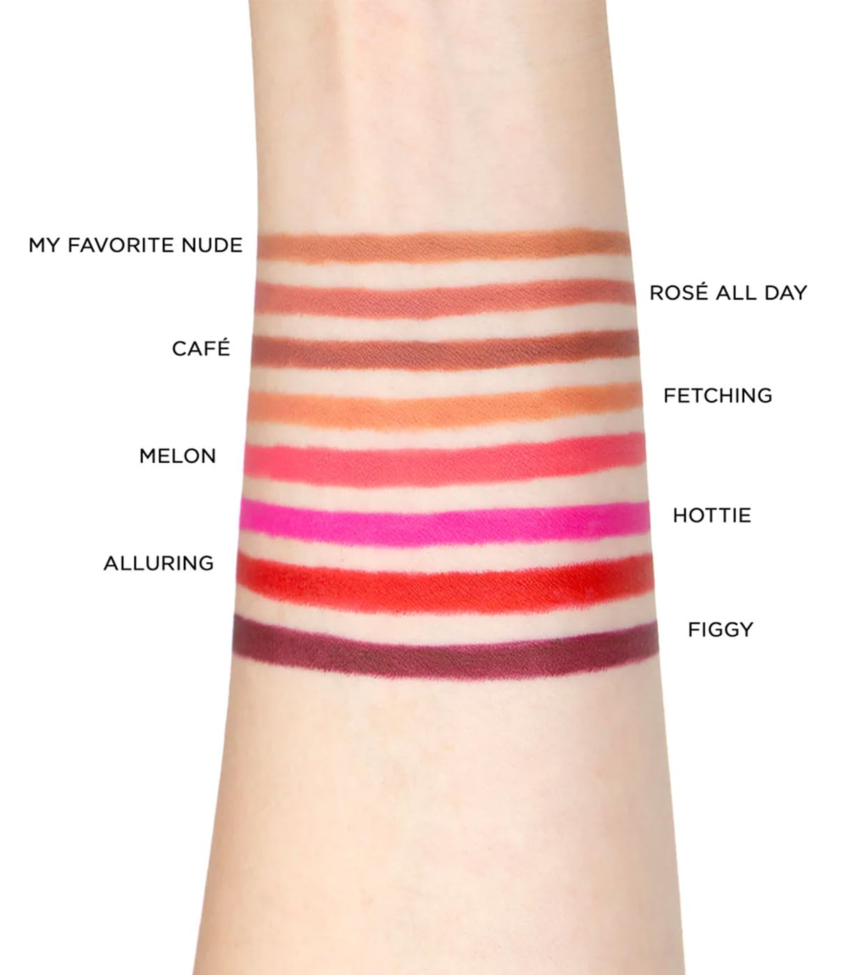 L.A. COLORS Gel Lipliner Figgy CP681 acabado mate que mantiene el color.