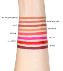 L.A. COLORS Gel Lipliner Figgy CP681 acabado mate que mantiene el color.
